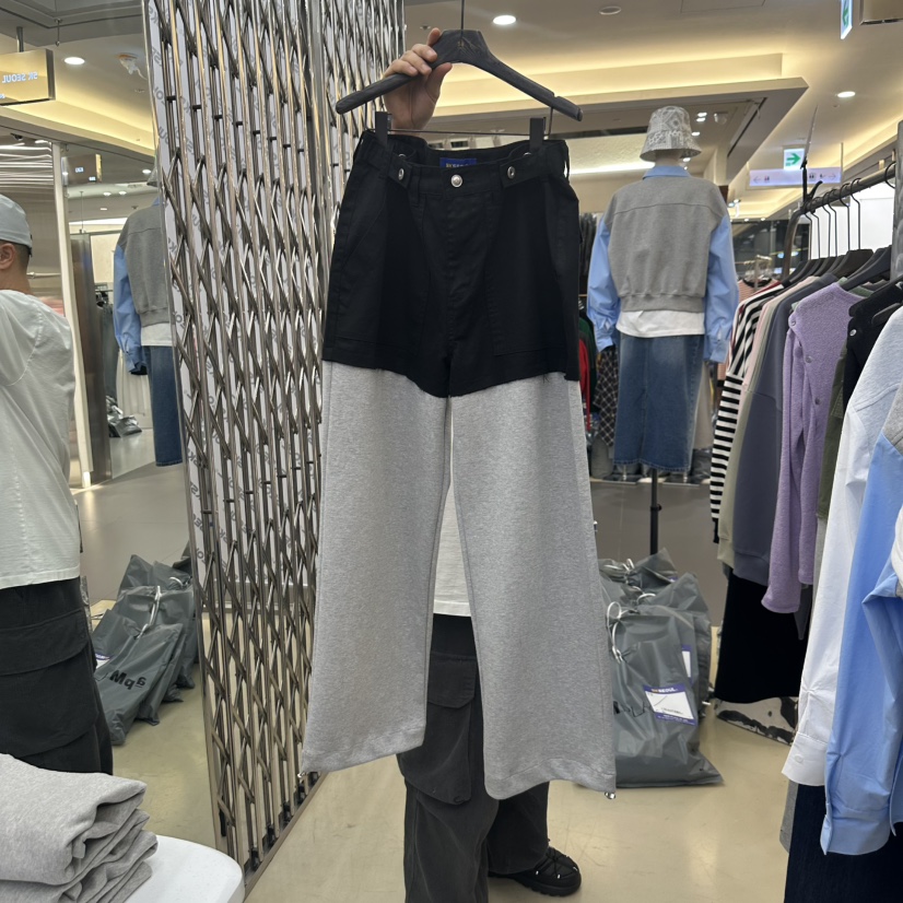 5K韓國直郵東大門代購女裝新款時尚職業真品25春夏熱賣休閑褲5K休閑褲圖色1