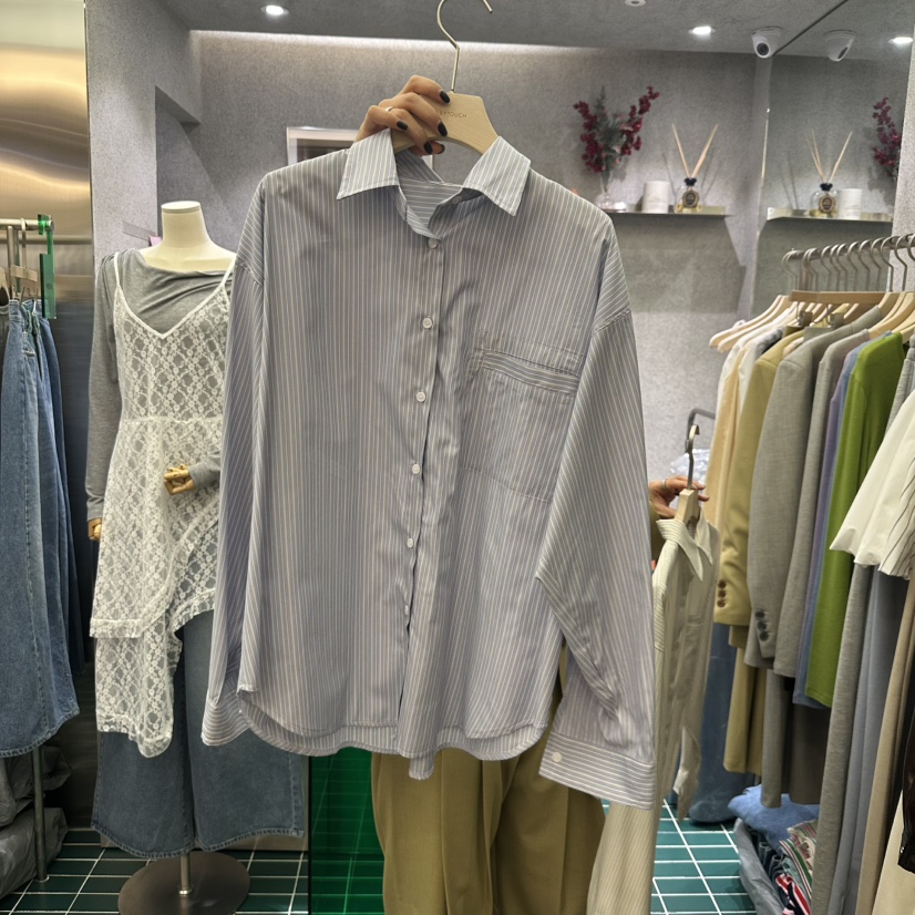 BABYTOUCH直郵韓國代購女裝新品職業真品熱賣休閑襯衫蕾絲衫BABYTOUCH襯衫/蕾絲衫
