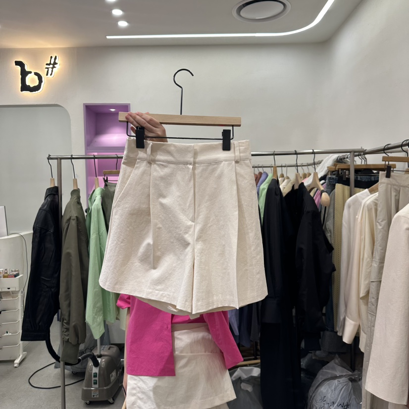 BISHOP韓國直郵女裝新款休閑人氣職業時尚推薦熱賣真品短褲b#/BISHOP短褲圖色2