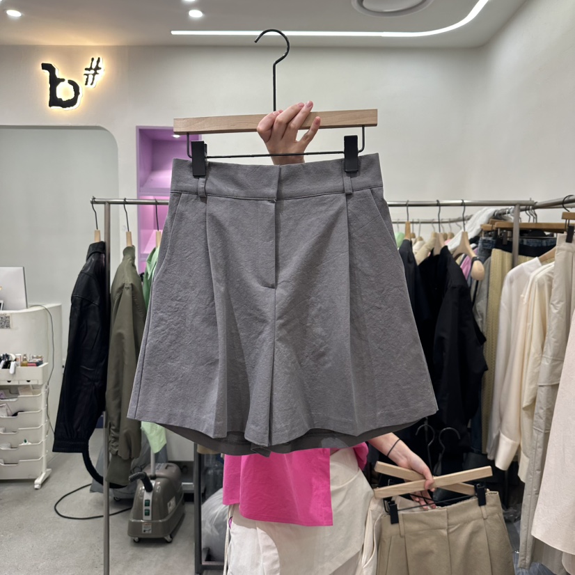 BISHOP韓國直郵女裝新款休閑人氣職業時尚推薦熱賣真品短褲b#/BISHOP短褲圖色3