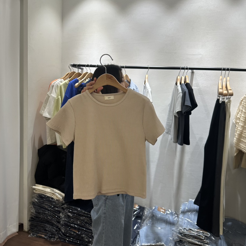 EPIC-S韓國直郵女裝新品休閑真品25春夏時尚職業推薦人氣T恤EPIC-ST恤圖色3