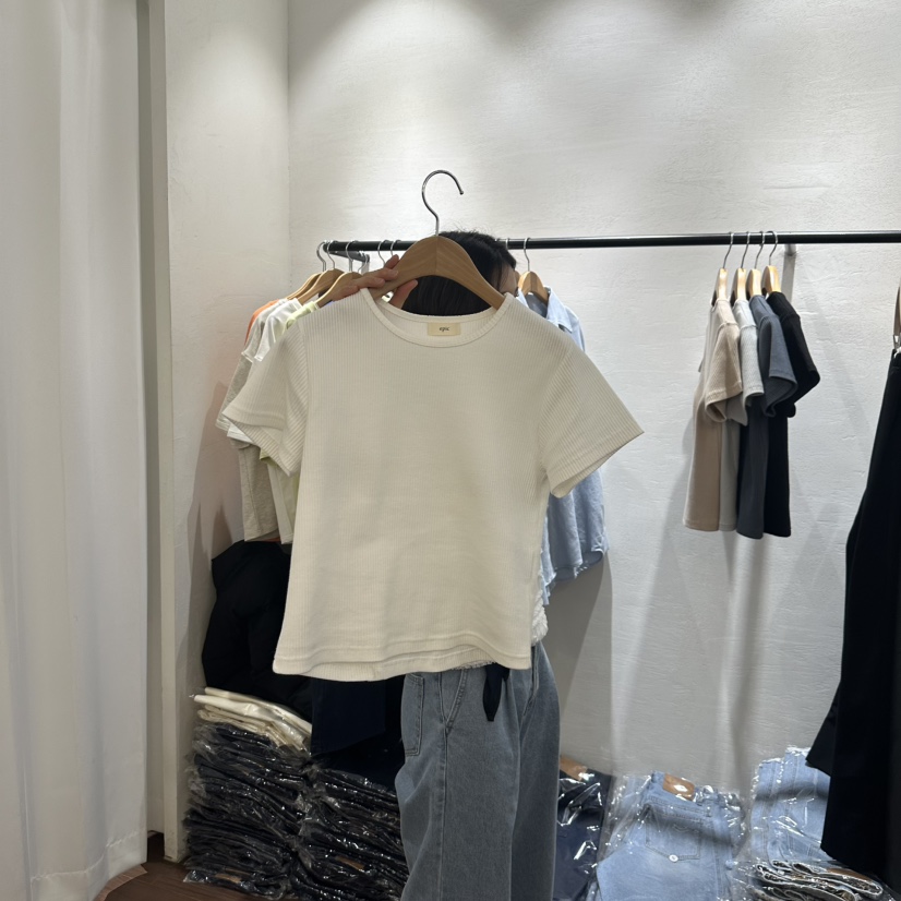 EPIC-S韓國直郵女裝新品休閑真品25春夏時尚職業推薦人氣T恤EPIC-ST恤圖色4