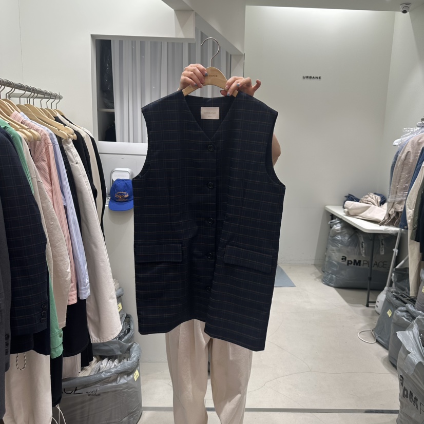 URBANE-P韓國直郵東大門實拍女裝新品熱賣時尚人氣職業馬甲URBANE-P馬甲圖色2