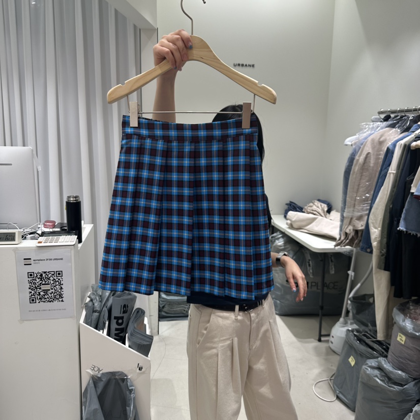URBANE-P韓國直郵女裝新品職業25春夏真品人氣推薦時尚短裙URBANE-P短裙