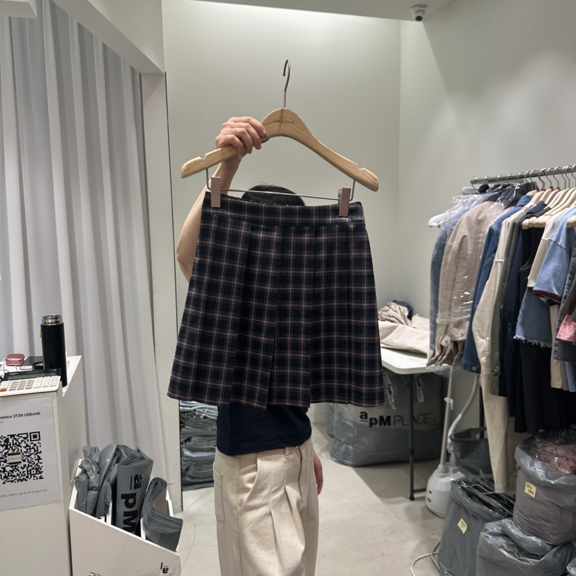 URBANE-P韓國直郵女裝新品職業25春夏真品人氣推薦時尚短裙URBANE-P短裙圖色2