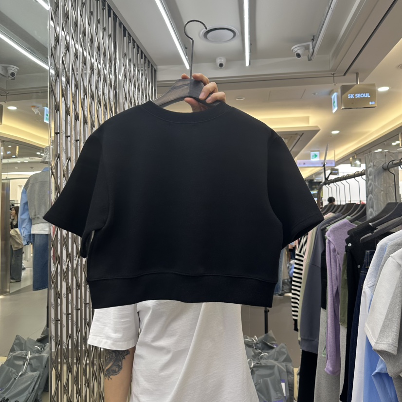5K直郵韓國代購女裝新品真品熱賣職業時尚25春夏人氣T恤拉鏈5KT恤