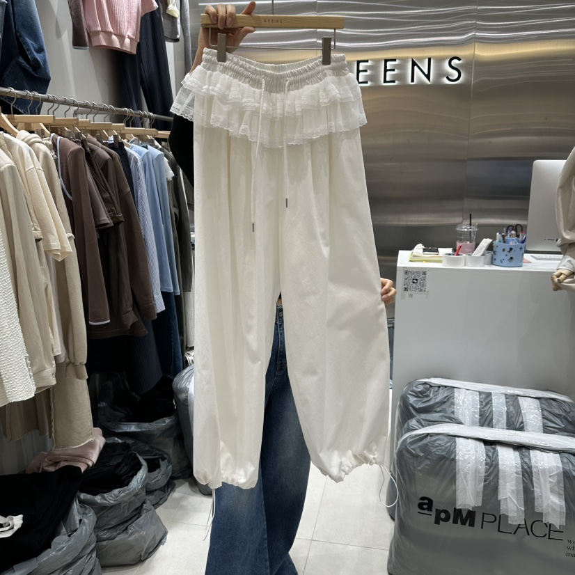 BEENS直郵韓國代購女裝新款推薦休閑25春夏熱賣職業時尚休閑褲BEENS休閑褲