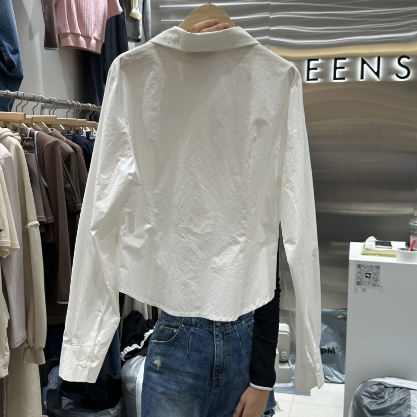 BEENS直郵韓國代購女裝新款真品人氣時尚推薦熱賣襯衫蕾絲衫BEENS襯衫/蕾絲衫