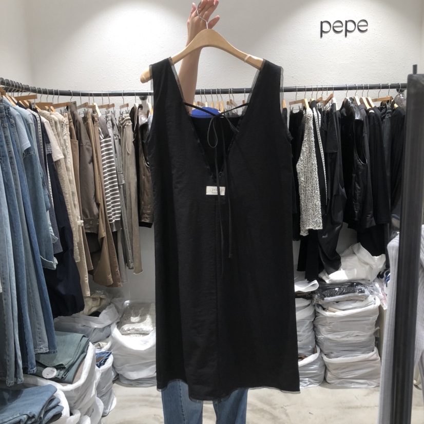 ALMOND PEPE直郵韓國代購女裝新款休閑推薦時尚職業連衣裙ALMOND PEPE連衣裙