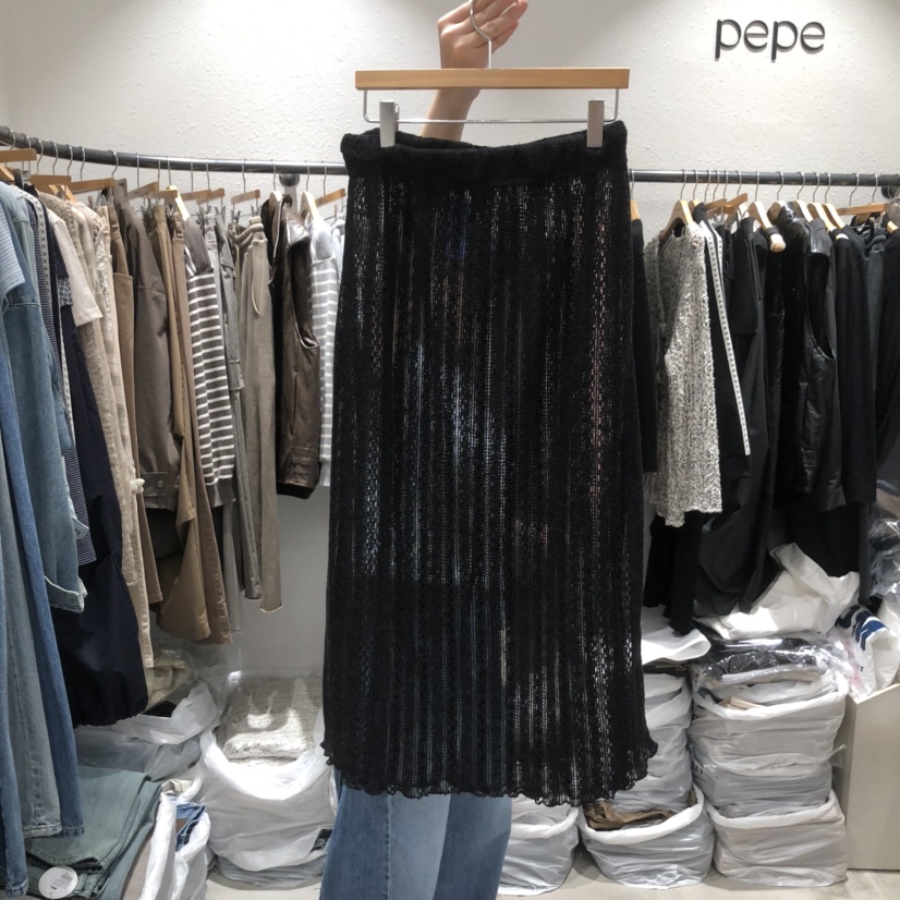 ALMOND PEPE韓國直郵女裝新品熱賣25春夏休閑半身裙中短裙ALMOND PEPE半身裙/中短裙