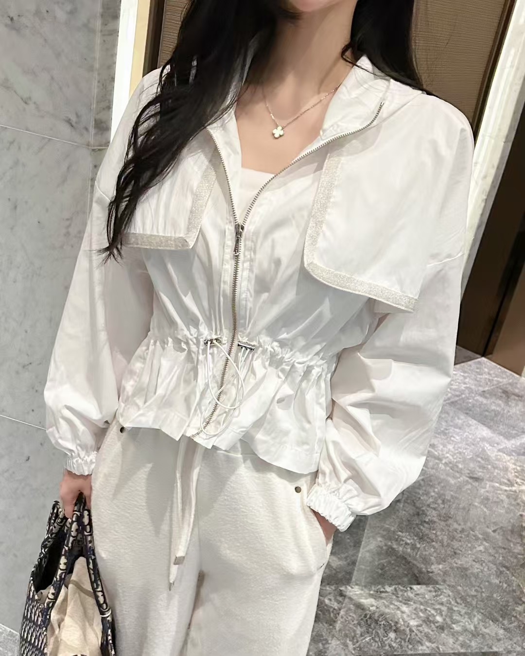 URBAN STAY直郵韓國代購女裝新品休閑職業熱賣時尚夾克兜帽URBAN STAY夾克
