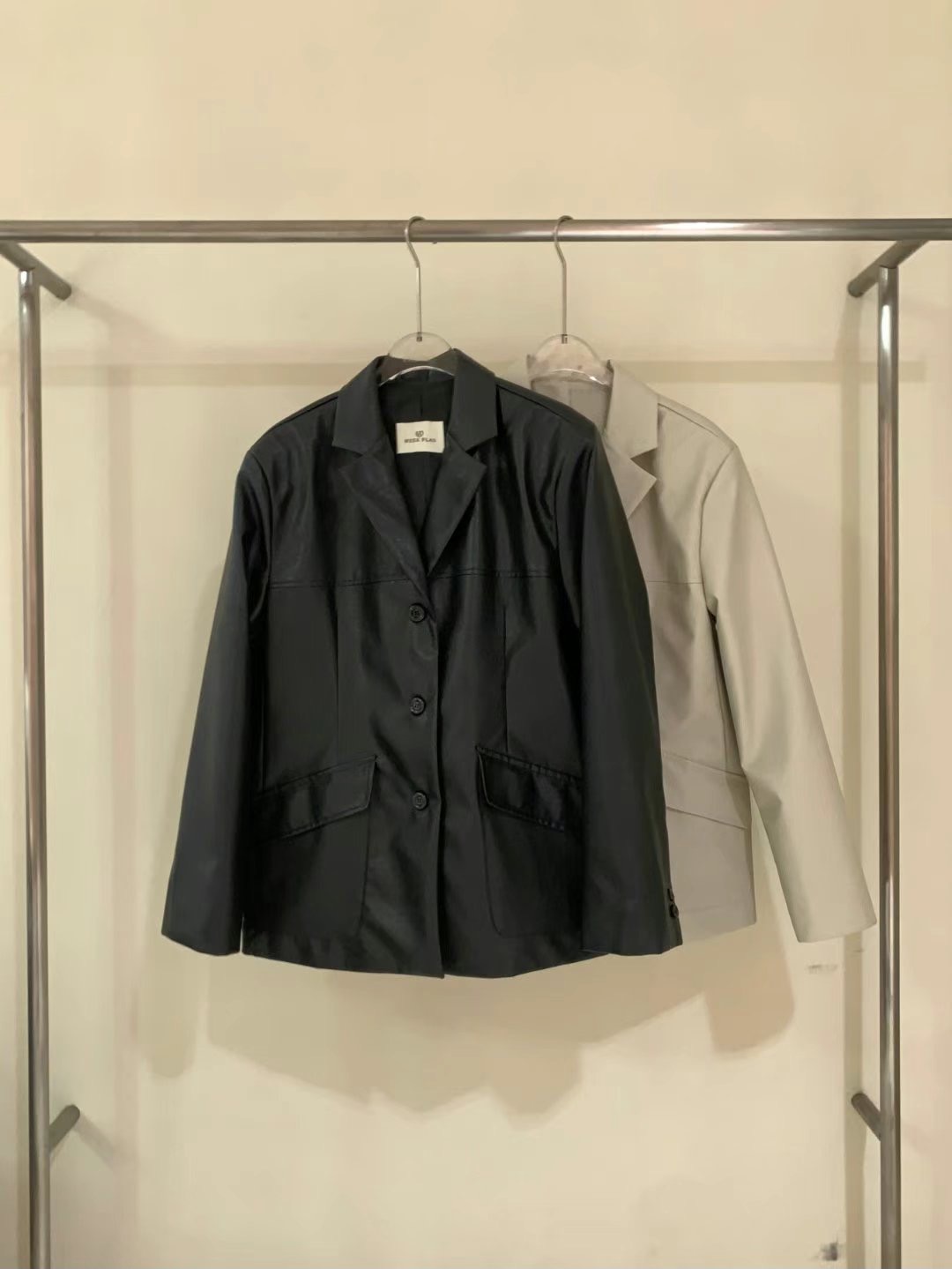 WEEKPLAN韓國直郵女裝新品熱賣人氣職業25春夏真品時尚夾克WEEKPLAN夾克圖色2左二色