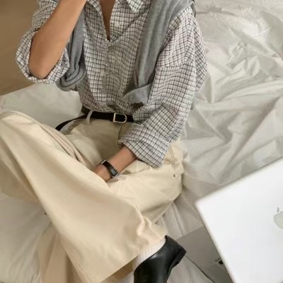 WEEKPLAN直郵韓國代購女裝新款休閑熱賣25春夏推薦襯衫蕾絲衫WEEKPLAN襯衫/蕾絲衫