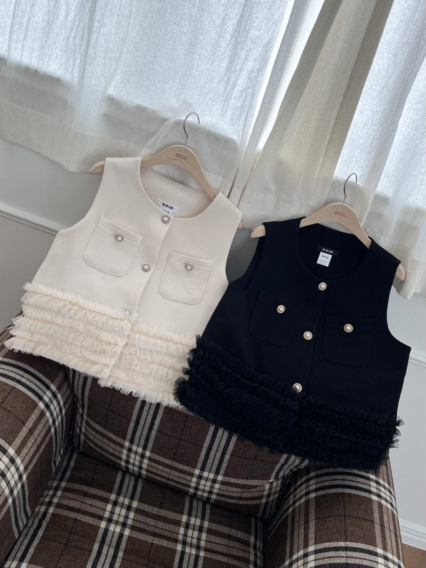 BOLD韓國直郵東大門代購女裝新品休閑真品25春夏推薦熱賣馬甲BOLD馬甲