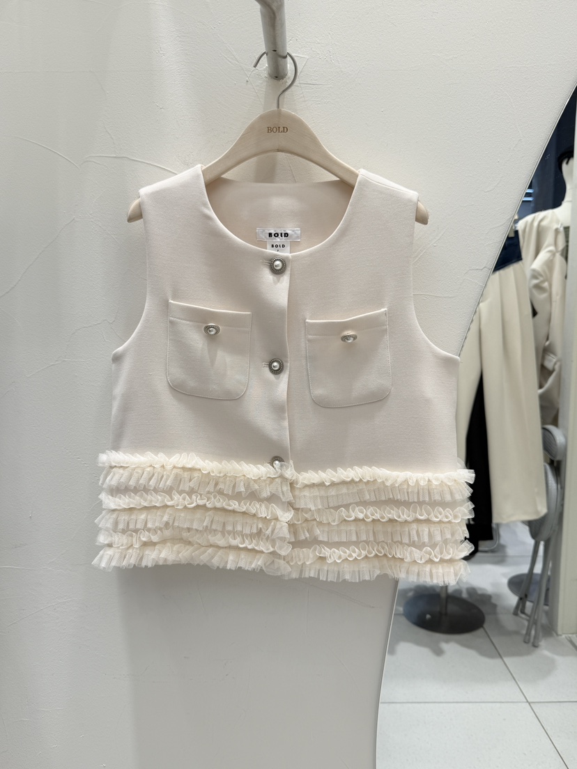 BOLD韓國直郵東大門代購女裝新品休閑真品25春夏推薦熱賣馬甲BOLD馬甲
