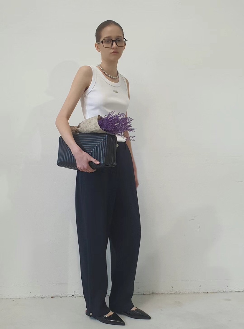 GENTLE B韓國直郵東大門實拍女裝新款真品熱賣25春夏休閑褲GENTLE B休閑褲