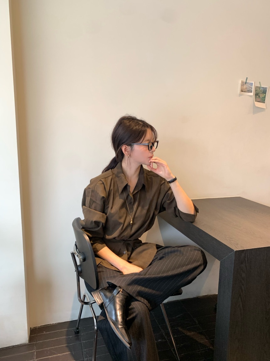 BONHEUR韓國直郵㊣女裝新款職業休閑熱賣人氣襯衫蕾絲衫麂皮BONHEUR-2件起襯衫/蕾絲衫