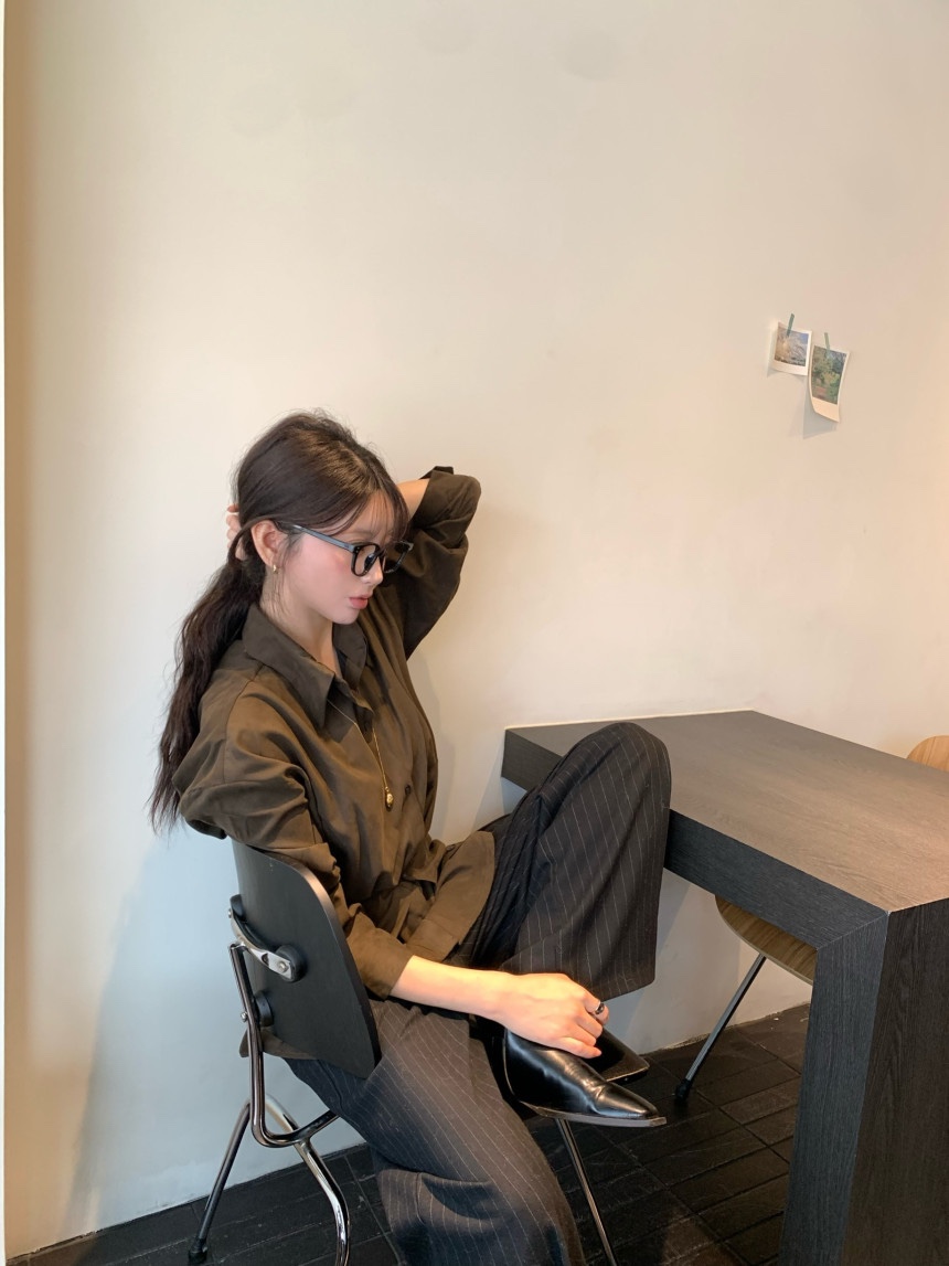 BONHEUR韓國直郵㊣女裝新款職業休閑熱賣人氣襯衫蕾絲衫麂皮BONHEUR-2件起襯衫/蕾絲衫