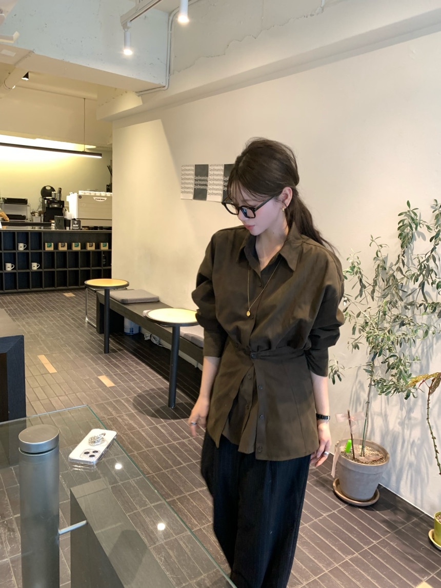 BONHEUR韓國直郵㊣女裝新款職業休閑熱賣人氣襯衫蕾絲衫麂皮BONHEUR-2件起襯衫/蕾絲衫