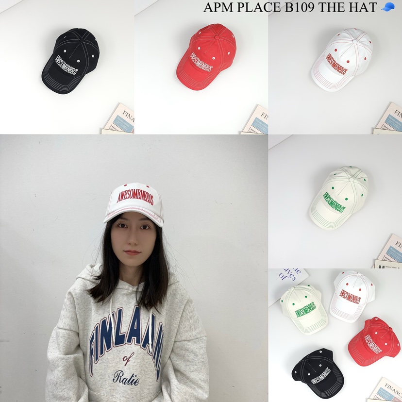 THE HAT-P韓國直郵㊣女裝新品25春夏推薦職業人氣休閑帽子THE HAT帽子