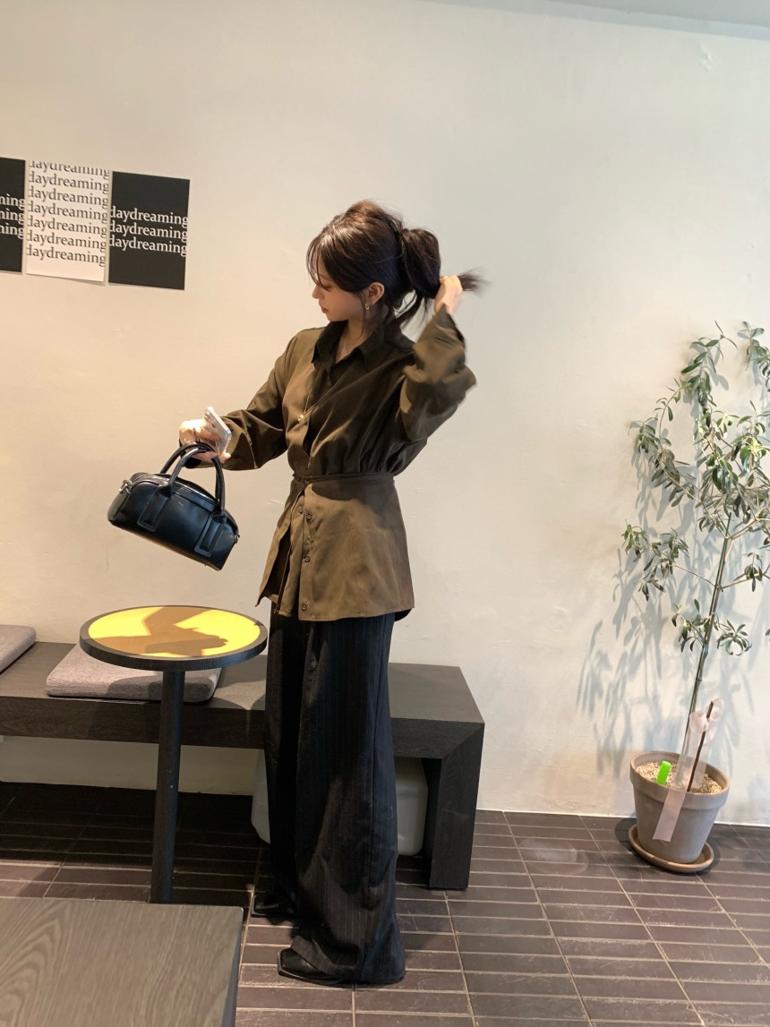 BONHEUR韓國直郵㊣女裝新品休閑推薦熱賣人氣25春夏短裙麂皮BONHEUR-2件起短裙