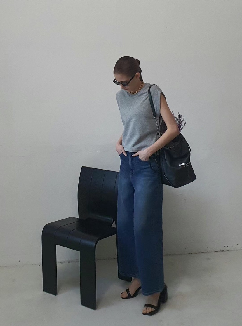 GENTLE B直郵韓國代購㊣女裝新品推薦職業25春夏時尚牛仔褲GENTLE B牛仔褲