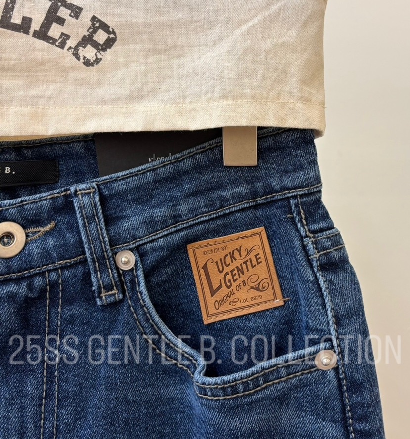 GENTLE B直郵韓國代購㊣女裝新品推薦職業25春夏時尚牛仔褲GENTLE B牛仔褲