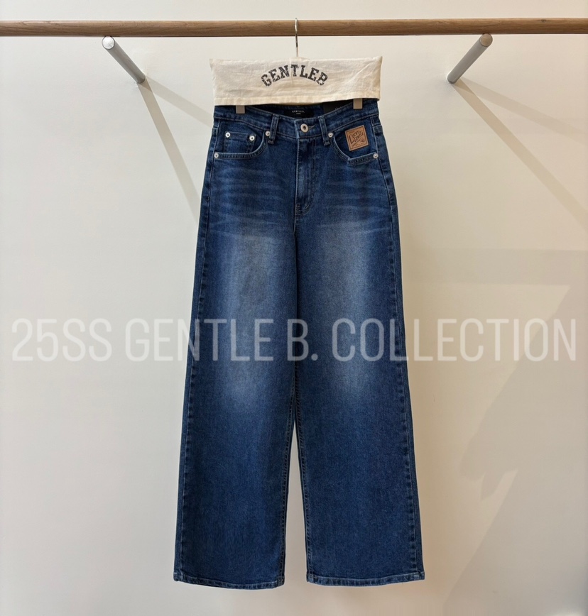 GENTLE B直郵韓國代購㊣女裝新品推薦職業25春夏時尚牛仔褲GENTLE B牛仔褲