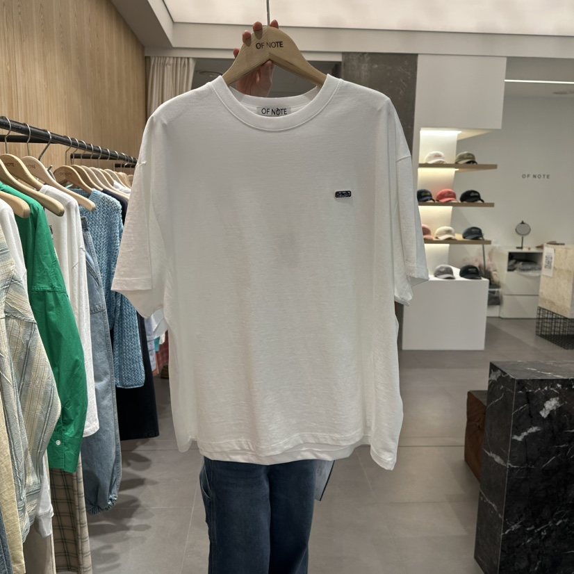 STAYFELT/OF NOTE韓國直郵㊣東大門實拍女裝新品職業25春夏T恤OF NOTE/STAYFELTT恤圖色2