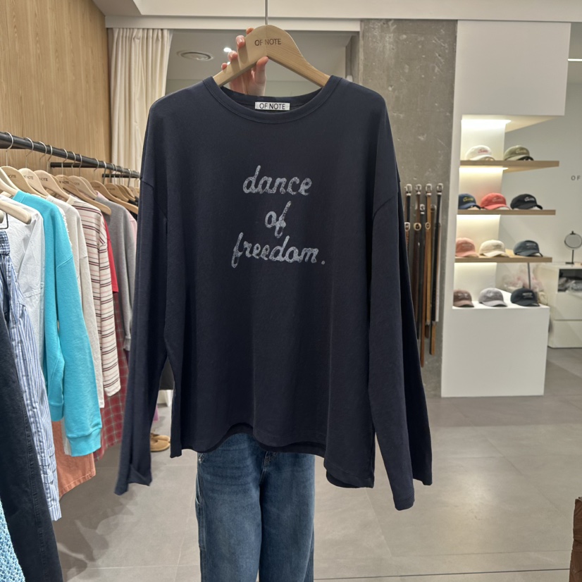 STAYFELT/OF NOTE直郵韓國代購㊣女裝新品推薦長袖T恤復古OF NOTE/STAYFELT長袖T恤圖色4