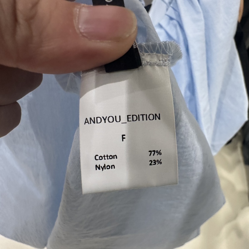 ANDYOUEDITION直郵韓國代購㊣女裝新款推薦熱賣人氣襯衫蕾絲衫ANDYOUEDITION襯衫/蕾絲衫