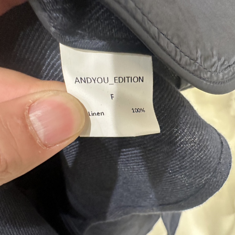 ANDYOUEDITION韓國㊣直郵東大門代購女裝新款推薦夾克斗篷亞麻ANDYOUEDITION夾克