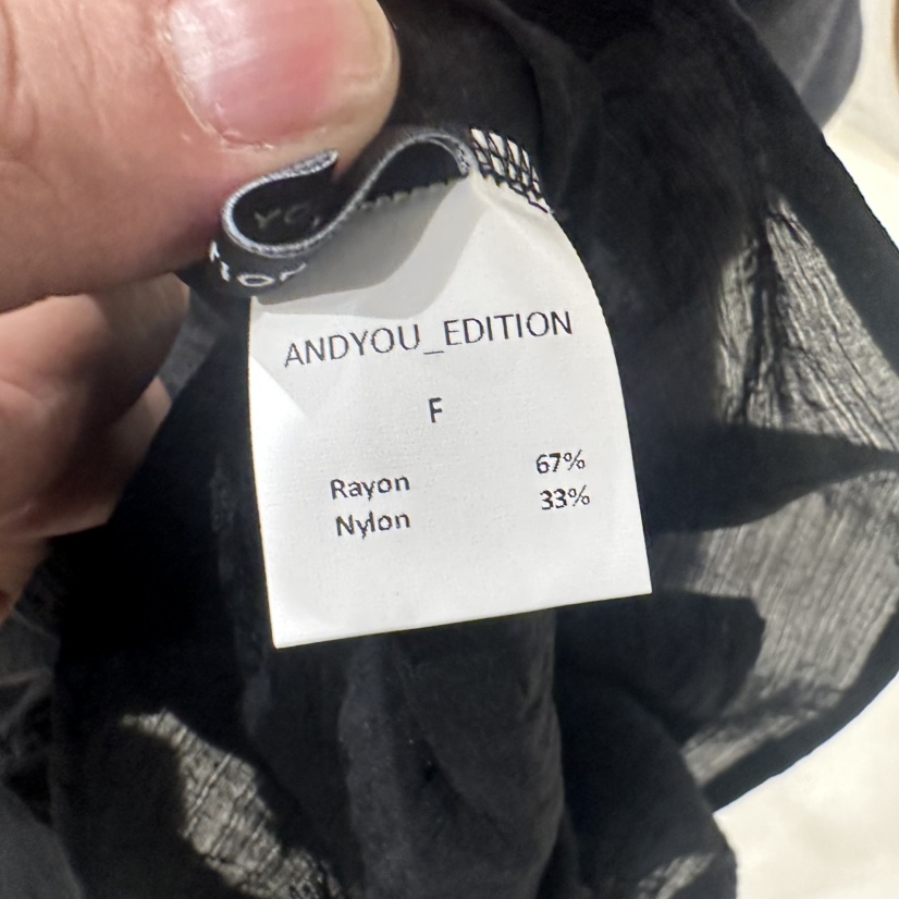 ANDYOUEDITION直郵韓國代購㊣女裝新品人氣襯衫蕾絲衫含腰帶ANDYOUEDITION襯衫/蕾絲衫