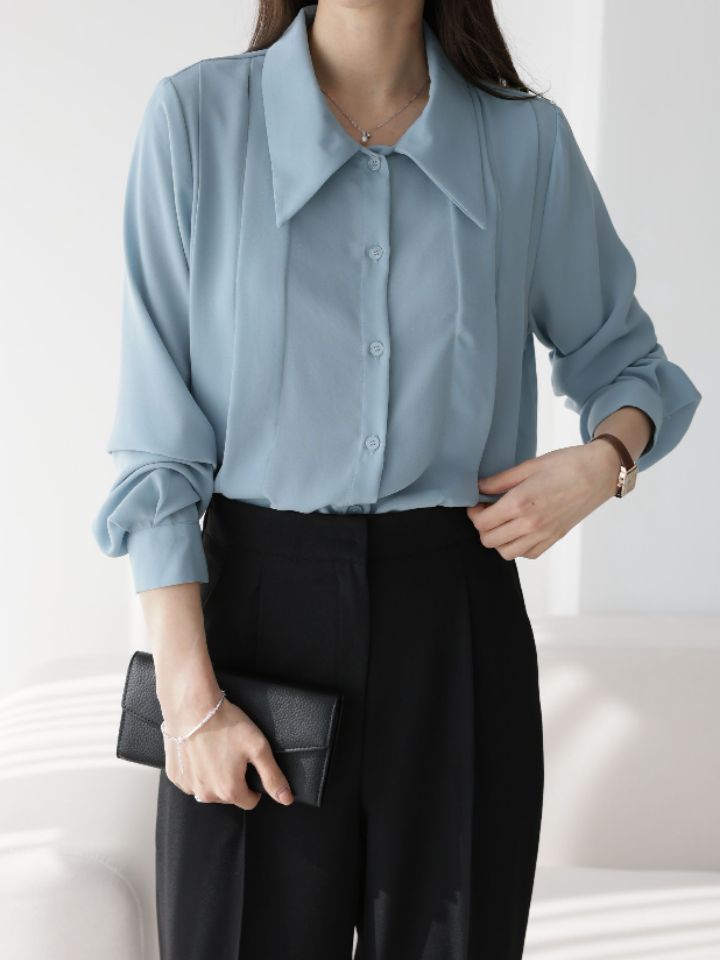 DAILY PROJECT-데일리프로젝트-T韓國㊣直郵東大門代購女裝新品25春夏襯衫蕾絲衫DAILY PROJECT襯衫/蕾絲衫