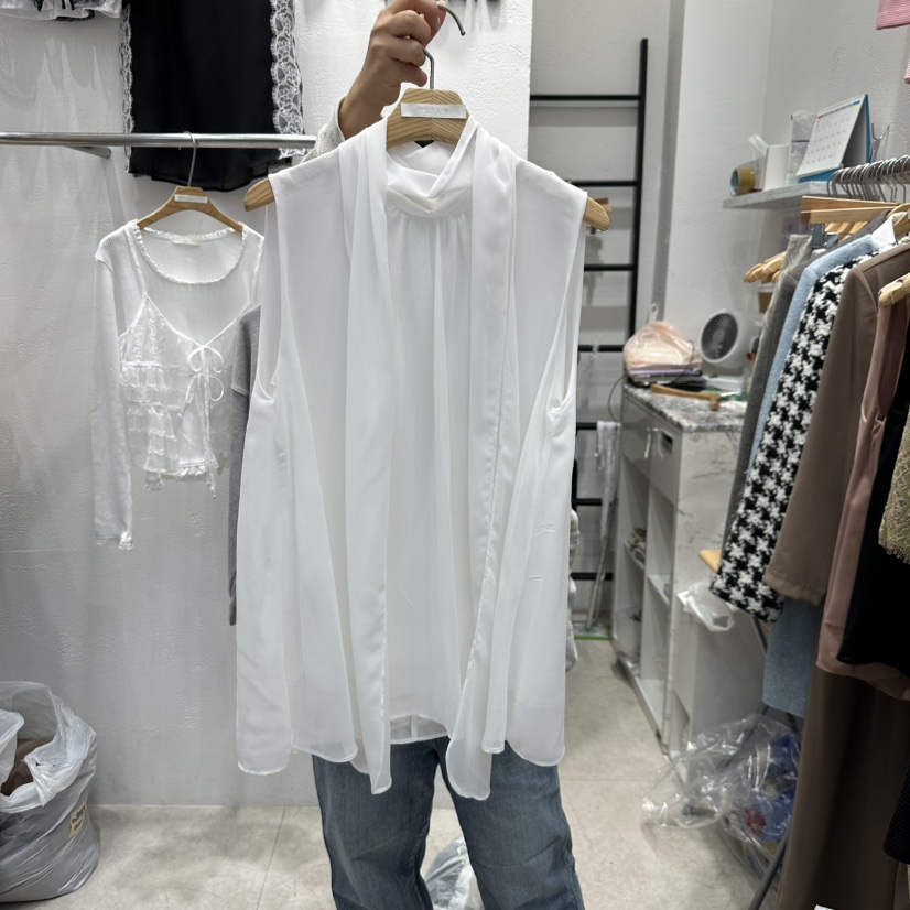 TERAIS韓國直郵㊣女裝新款推薦職業25春夏熱賣時尚襯衫蕾絲衫TERAIS襯衫/蕾絲衫圖色1