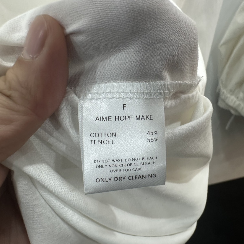 AIME HOPE MAKE直郵韓國代購㊣女裝新款時尚25春夏襯衫蕾絲衫AIME HOPE MAKE襯衫/蕾絲衫