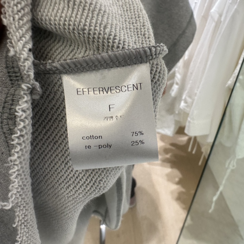 EFFERVESCENT韓國直郵㊣東大門實拍女裝新品職業人氣熱賣衛衣evc/effervescent衛衣