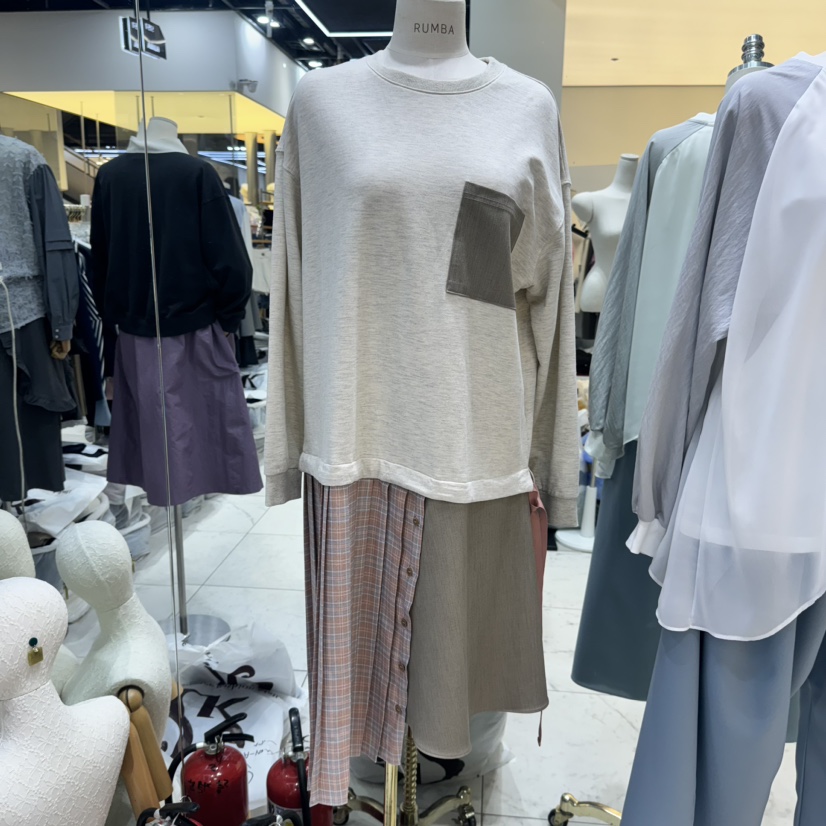 RUMBA直郵韓國代購㊣女裝新款職業休閑推薦熱賣25春夏連衣裙RUMBA連衣裙