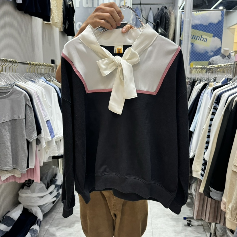 RUMBA韓國㊣直郵東大門代購女裝新品職業熱賣時尚休閑25春夏衛衣RUMBA衛衣