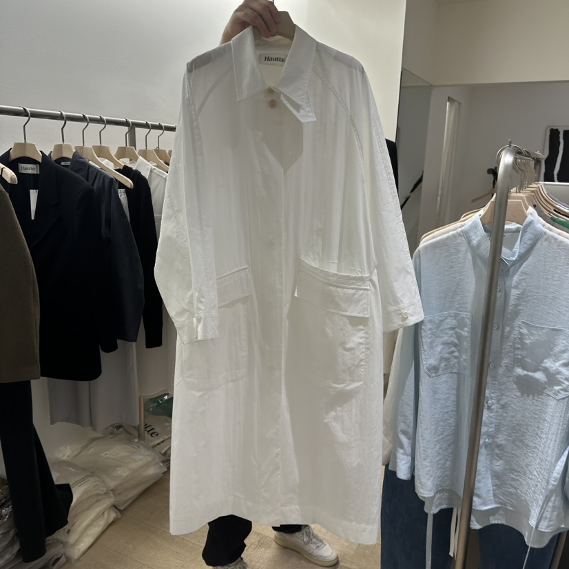 HAUTTE-P韓國㊣直郵東大門代購女裝新品推薦熱賣職業長款風衣HAUTTE長款風衣