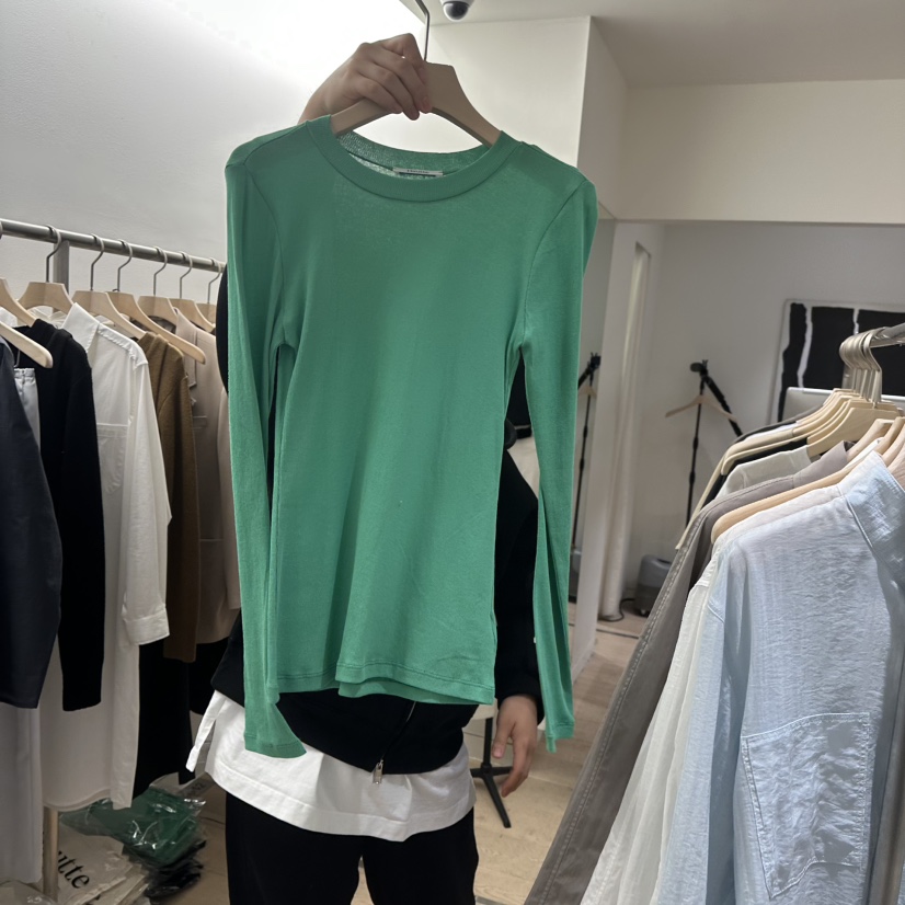 HAUTTE-P韓國直郵㊣東大門實拍女裝新品人氣推薦職業長袖T恤HAUTTE長袖T恤