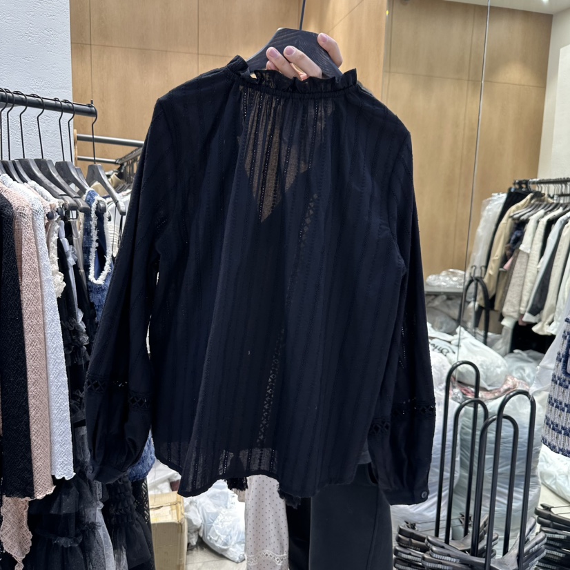 TRIPLE SEVEN韓國直郵㊣東大門實拍女裝新品25春夏襯衫蕾絲衫TRIPLE SEVEN襯衫/蕾絲衫
