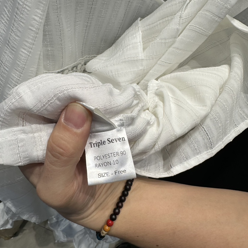 TRIPLE SEVEN韓國直郵㊣東大門實拍女裝新品職業襯衫蕾絲衫荷葉邊TRIPLE SEVEN襯衫/蕾絲衫
