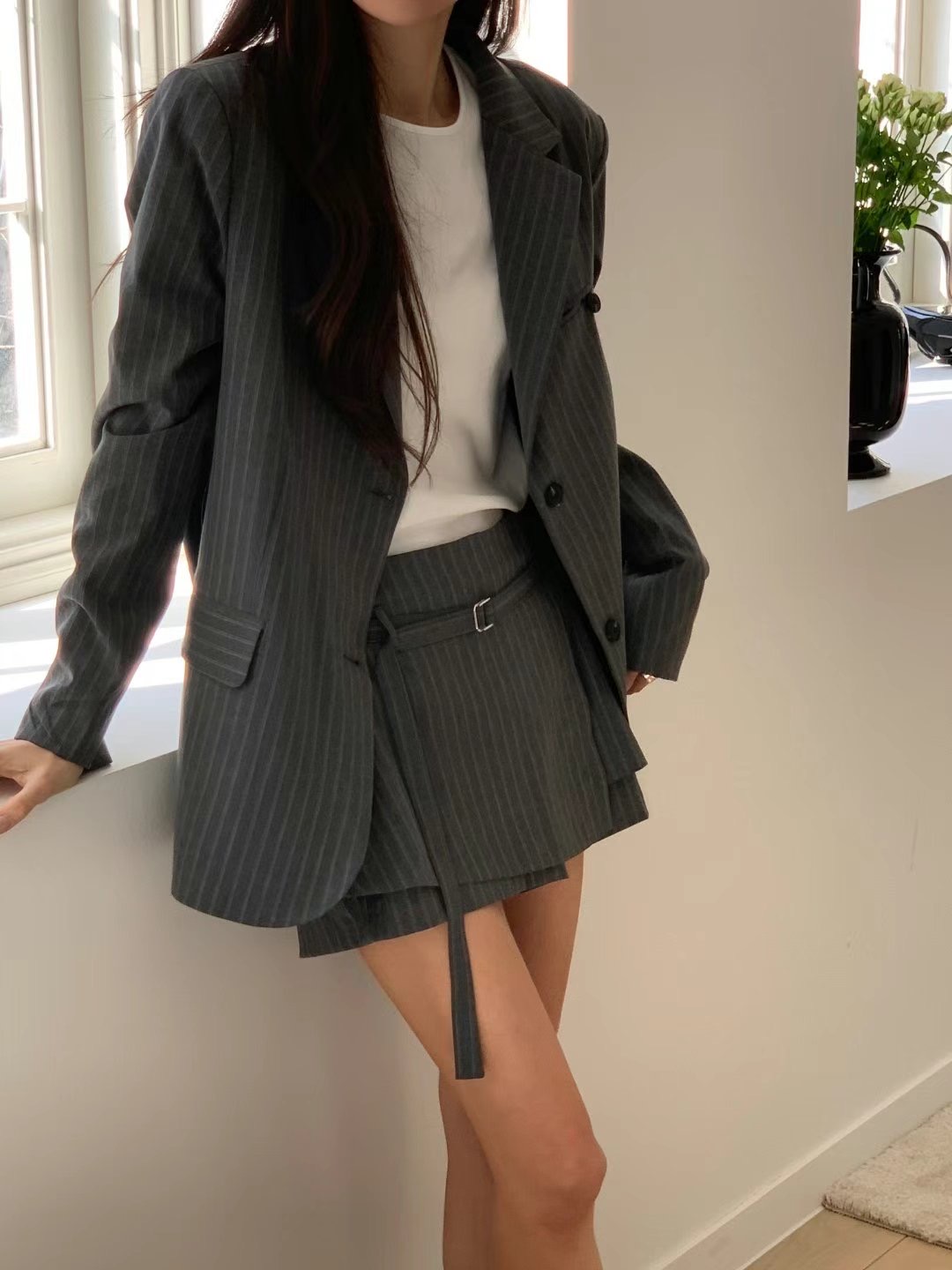 WEEKPLAN東大門實拍女裝新品人氣職業推薦真品25春夏熱賣套裝WEEKPLAN套裝