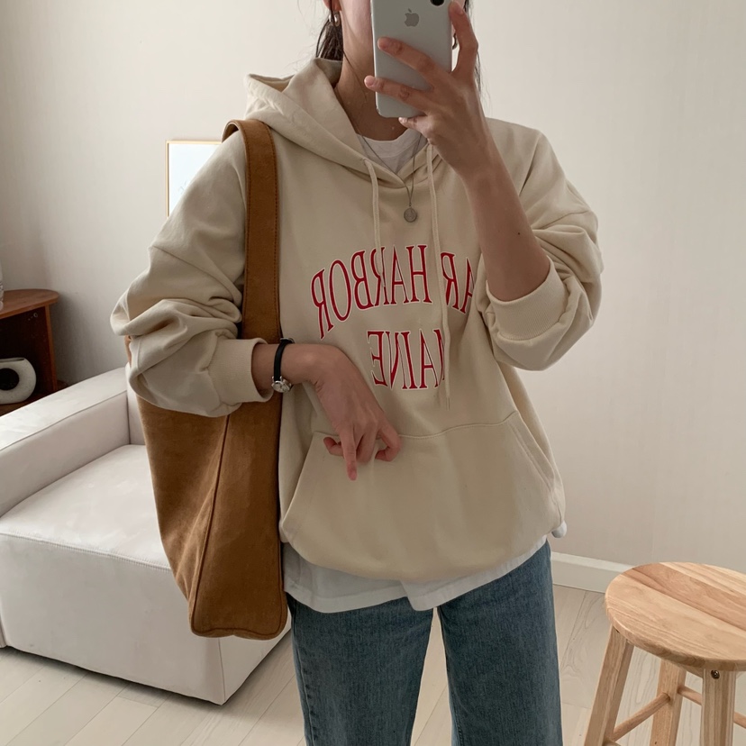 HELLO JINI東大門代購女士新款推薦職業熱賣25春夏時尚衛衣HELLO JINI衛衣