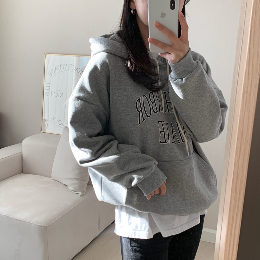 HELLO JINI東大門代購女士新款推薦職業熱賣25春夏時尚衛衣HELLO JINI衛衣