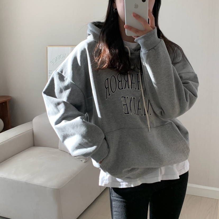 HELLO JINI東大門代購女士新款推薦職業熱賣25春夏時尚衛衣HELLO JINI衛衣