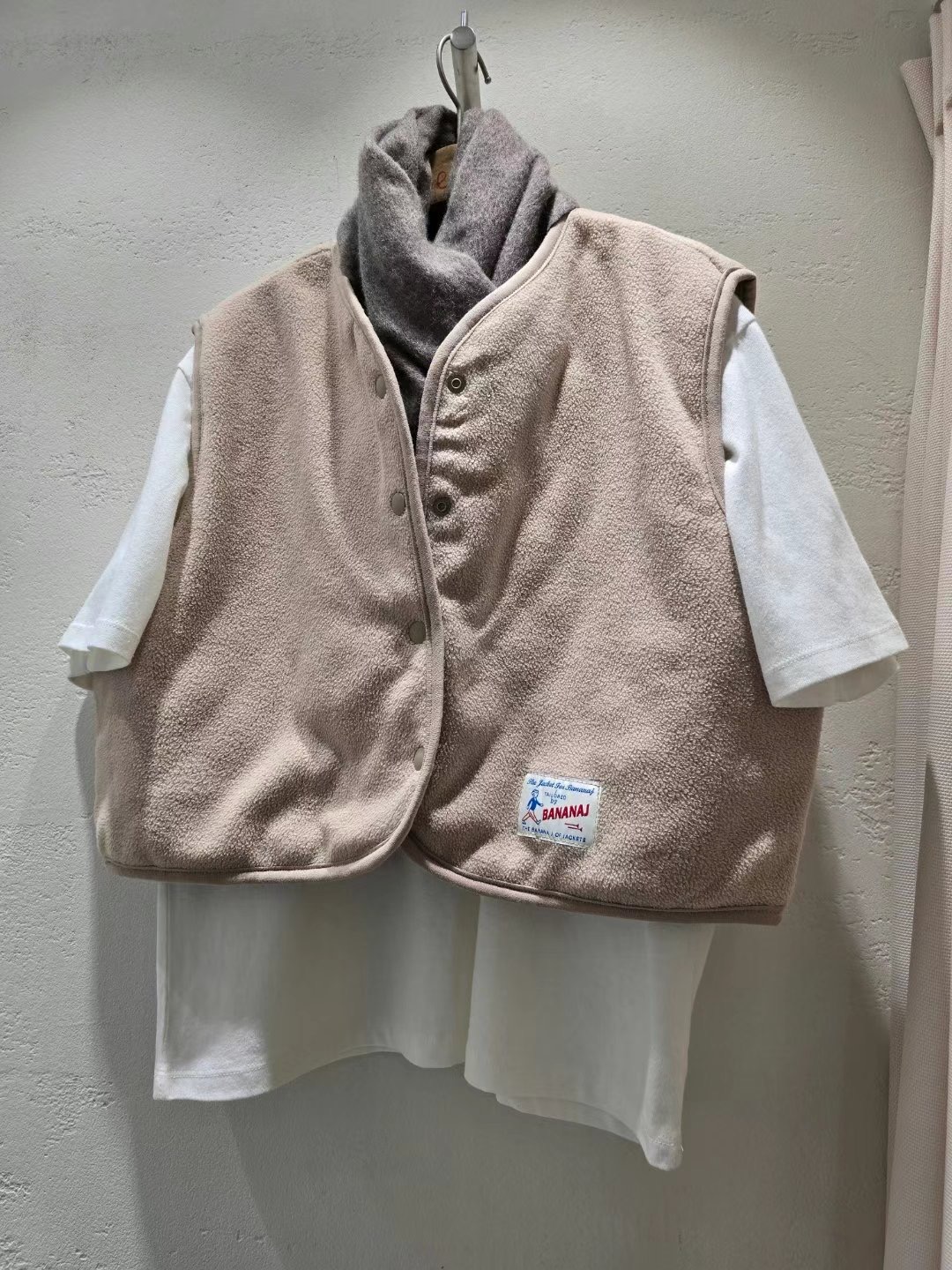 BASIC FEMME-베이직팜므-OT韓國代購女裝新品休閑馬甲羊毛BASIC FEMME馬甲圖色2