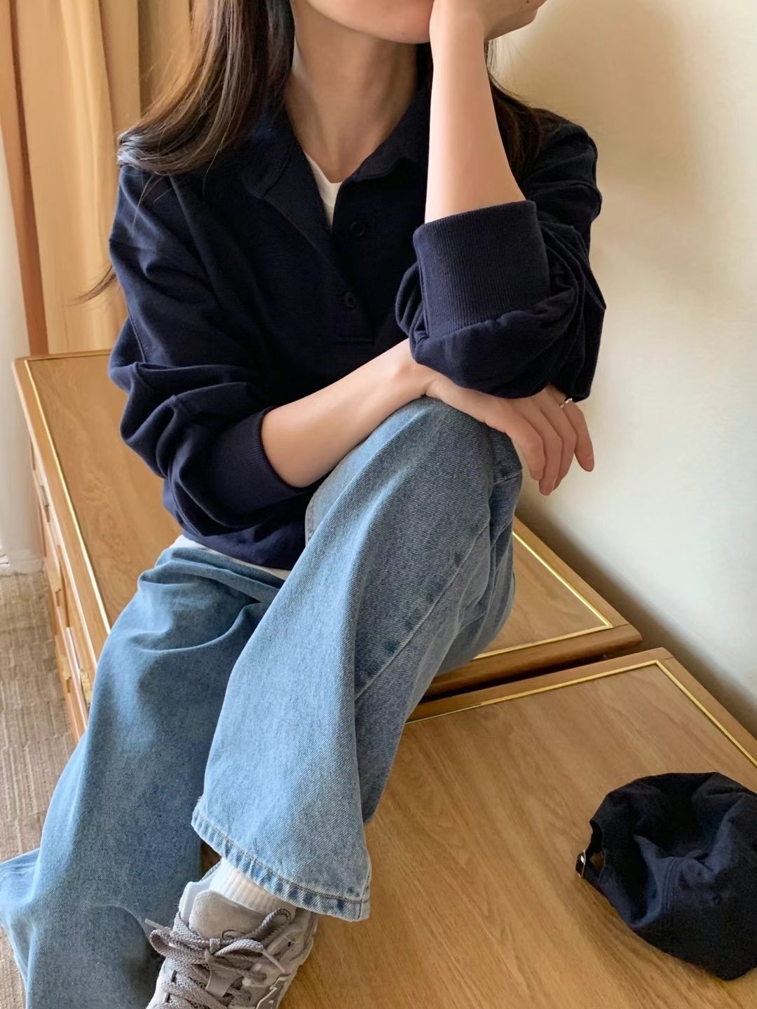 BASIC FEMME-베이직팜므-OT東大門代購女裝新品真品衛衣BASIC FEMME衛衣