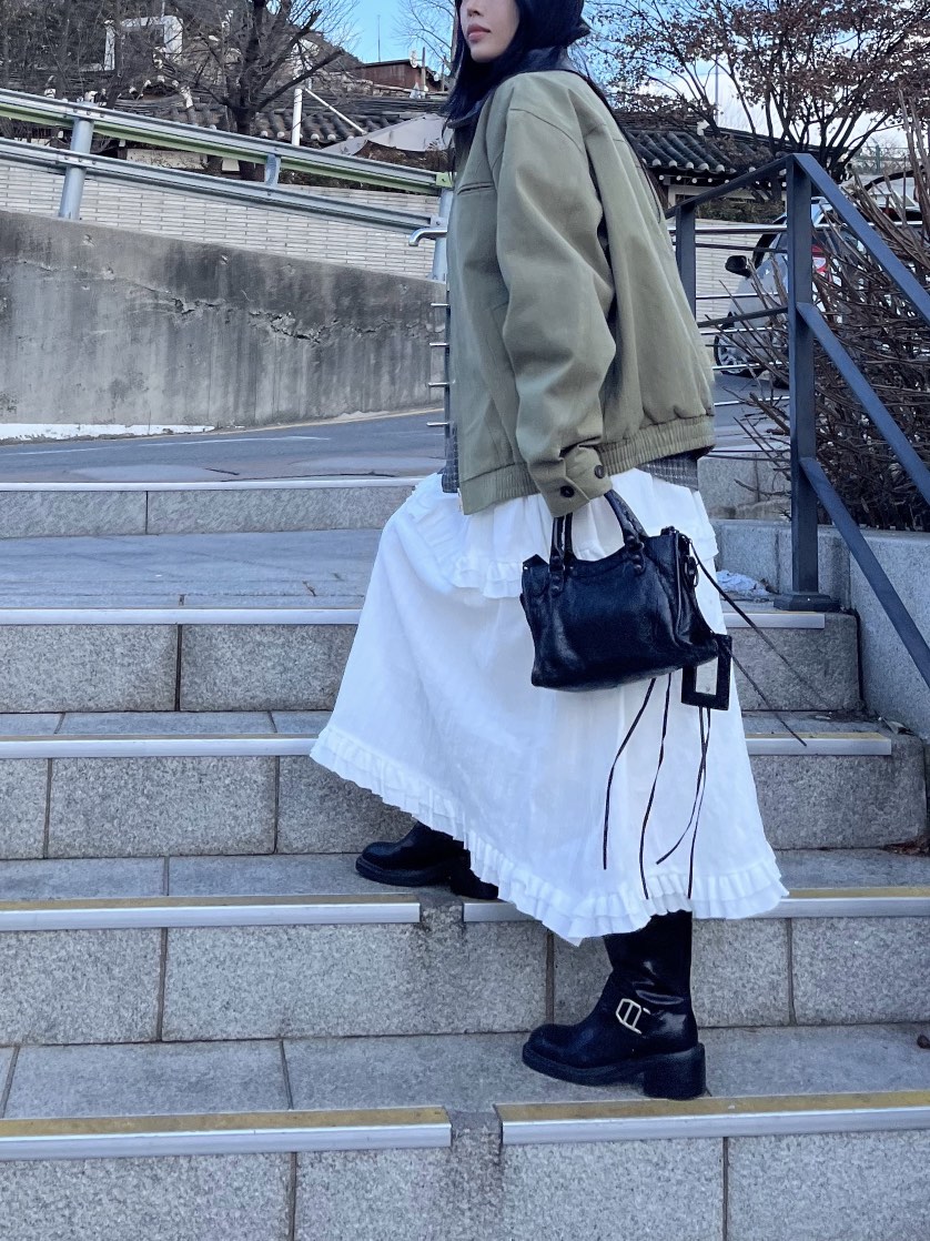 LEMATIN韓國㊣直郵東大門代購女裝新款熱賣推薦時尚25春夏長裙LEMATIN長裙